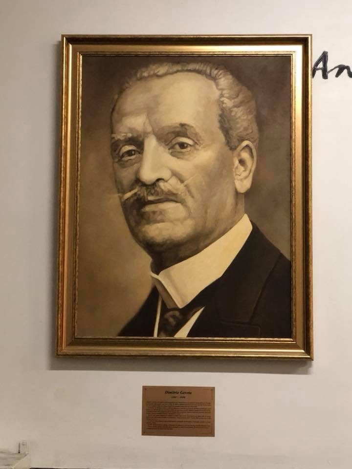 Dimitrie Gerota's portrait, Carol Davila University of Medicine and Pharmacy, Bucharest (by Adrian Thomas).jpg